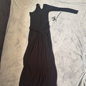 Young Fabulous & Broke Black Long Sleeve Dress